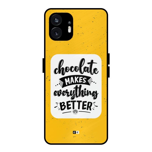 Makes Everything Better Metal Back Case for Nothing Phone 2