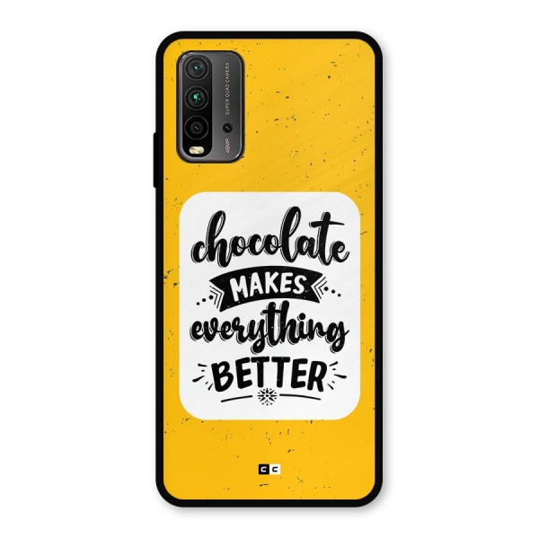 Makes Everything Better Metal Back Case for Redmi 9 Power