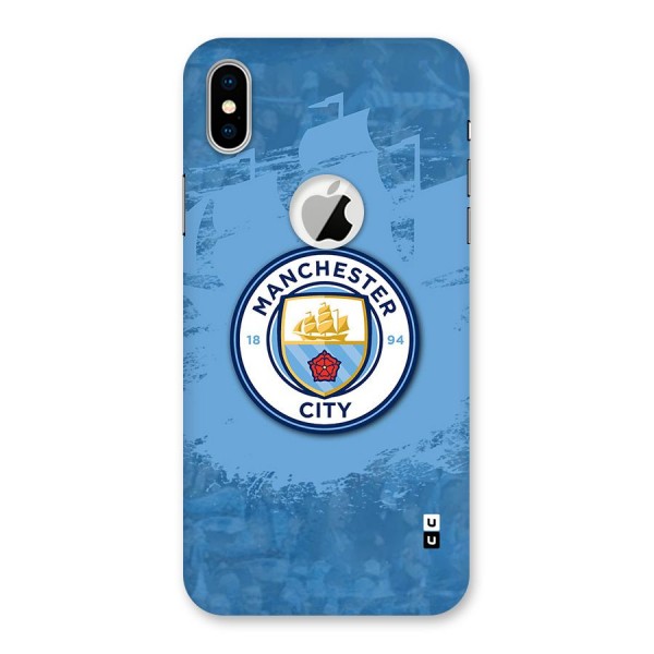 Manchester City Club Back Case for iPhone X Logo Cut