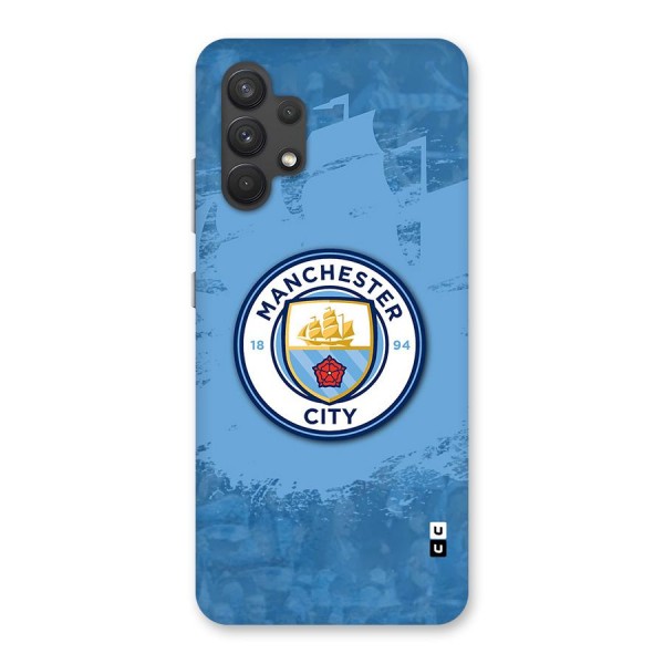 Manchester City Club Glass Back Case for Galaxy A32