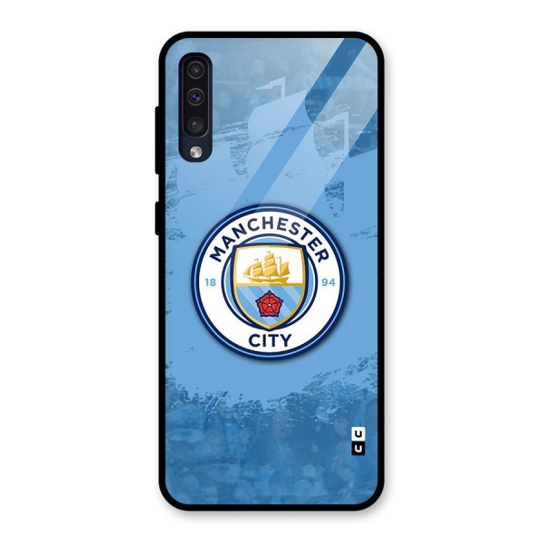 Manchester City Club Glass Back Case for Galaxy A50s