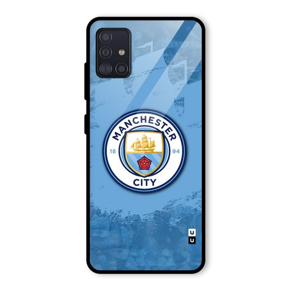 Manchester City Club Glass Back Case for Galaxy A51