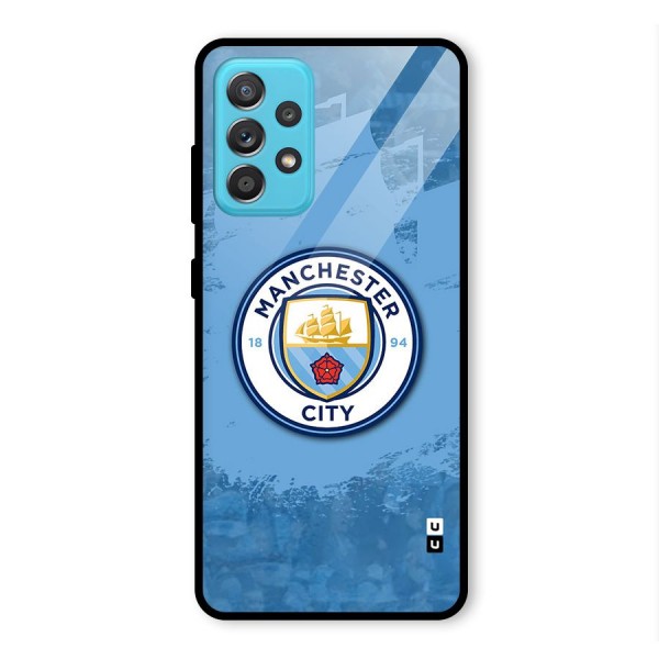 Manchester City Club Glass Back Case for Galaxy A52s 5G