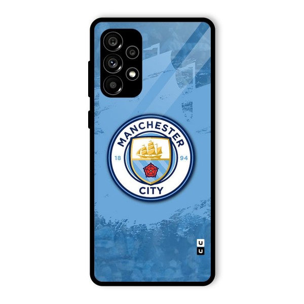 Manchester City Club Glass Back Case for Galaxy A73 5G