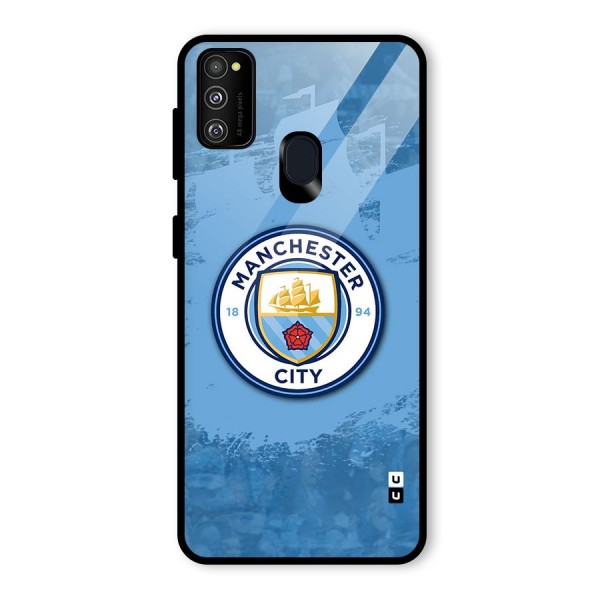 Manchester City Club Glass Back Case for Galaxy M21