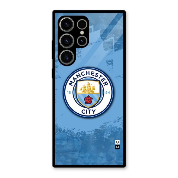 Manchester City Club Glass Back Case for Galaxy S23 Ultra
