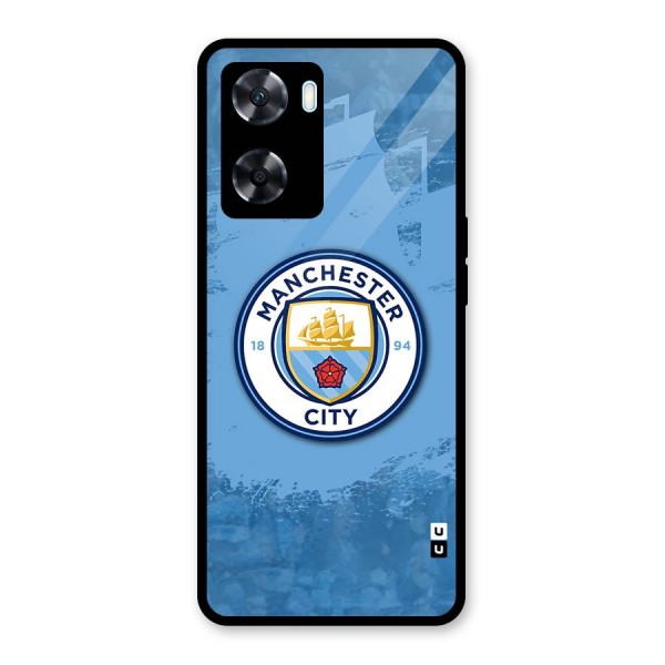 Manchester City Club Glass Back Case for Oppo A77s