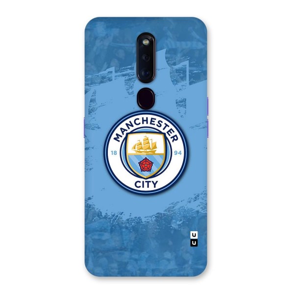 Manchester City Club Glass Back Case for Oppo F11 Pro