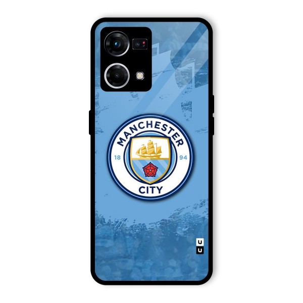 Manchester City Club Glass Back Case for Oppo F21 Pro 4G