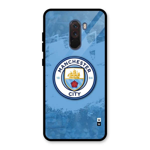 Manchester City Club Glass Back Case for Poco F1