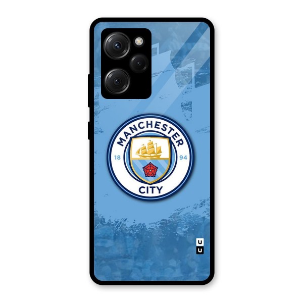 Manchester City Club Glass Back Case for Poco X5 Pro