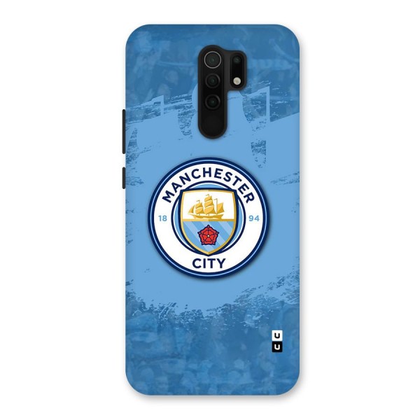 Manchester City Club Glass Back Case for Redmi 9 Prime