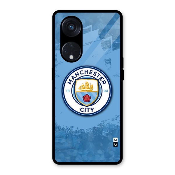 Manchester City Club Glass Back Case for Reno8 T 5G