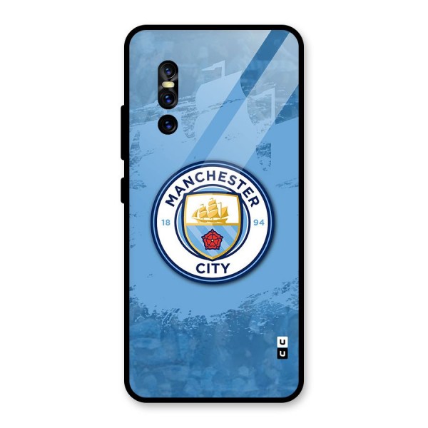 Manchester City Club Glass Back Case for Vivo V15 Pro