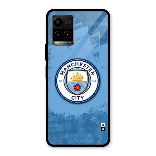 Manchester City Club Glass Back Case for Vivo Y21A