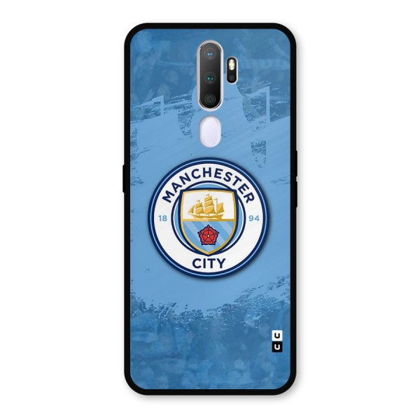 Manchester City Club Metal Back Case for Oppo A5 (2020)