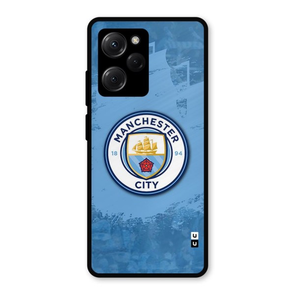 Manchester City Club Metal Back Case for Poco X5 Pro