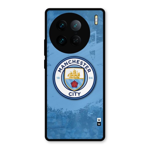 Manchester City Club Metal Back Case for Vivo X90 Pro