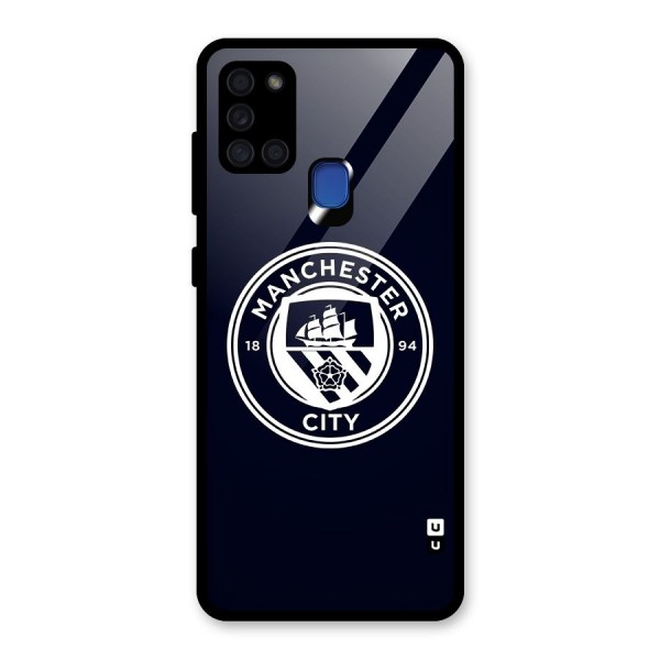 Manchester City FC Glass Back Case for Galaxy A21s