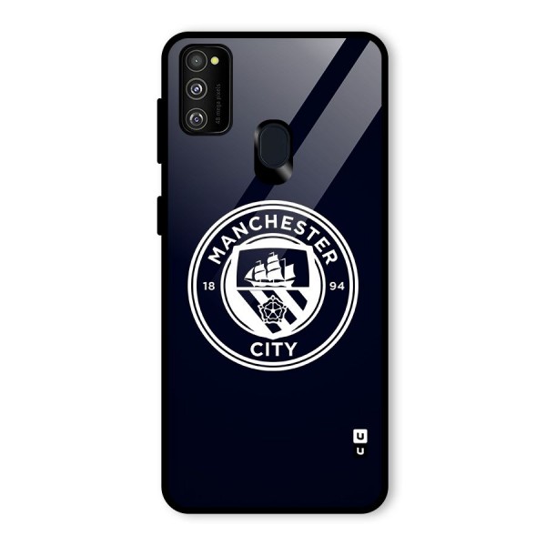 Manchester City FC Glass Back Case for Galaxy M21