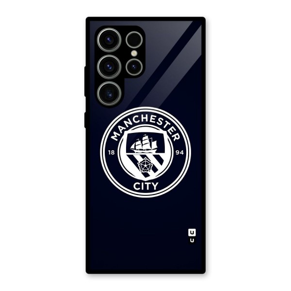 Manchester City FC Glass Back Case for Galaxy S23 Ultra