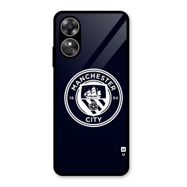 Manchester City FC Glass Back Case for Oppo A17