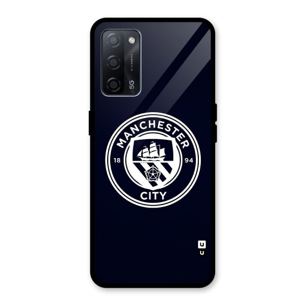 Manchester City FC Glass Back Case for Oppo A53s 5G