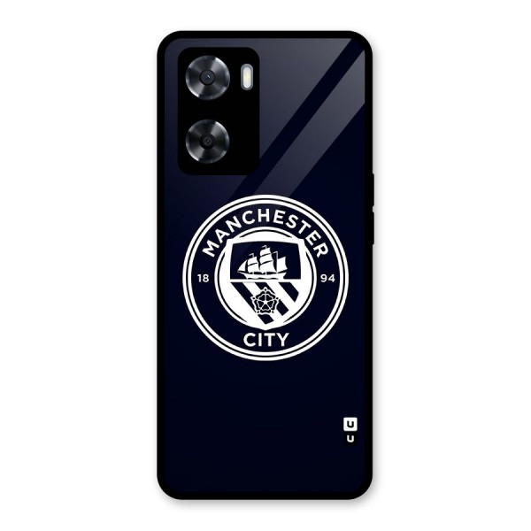 Manchester City FC Glass Back Case for Oppo A57 2022