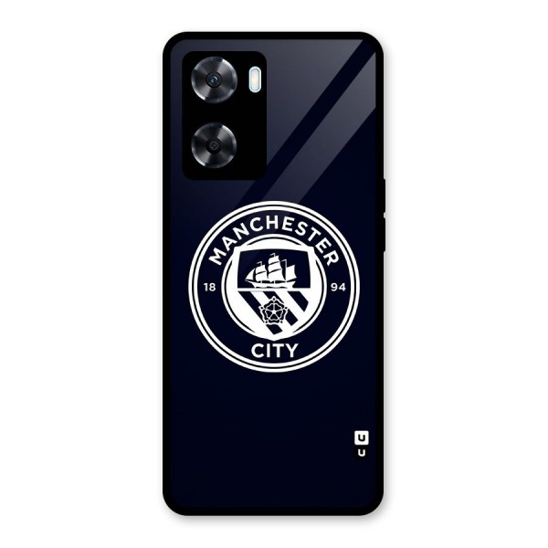 Manchester City FC Glass Back Case for Oppo A77s