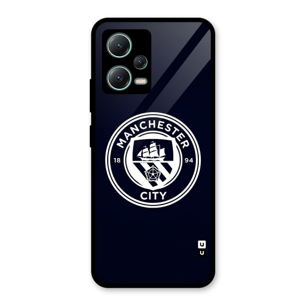 Manchester City FC Glass Back Case for Poco X5