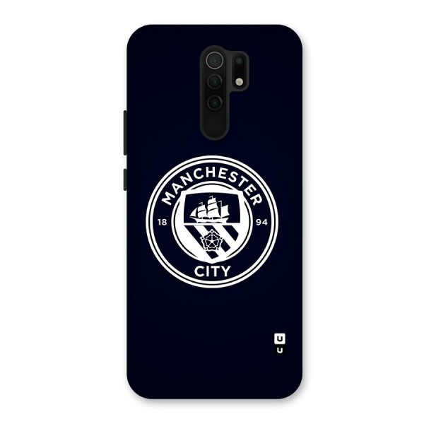 Manchester City FC Glass Back Case for Redmi 9 Prime