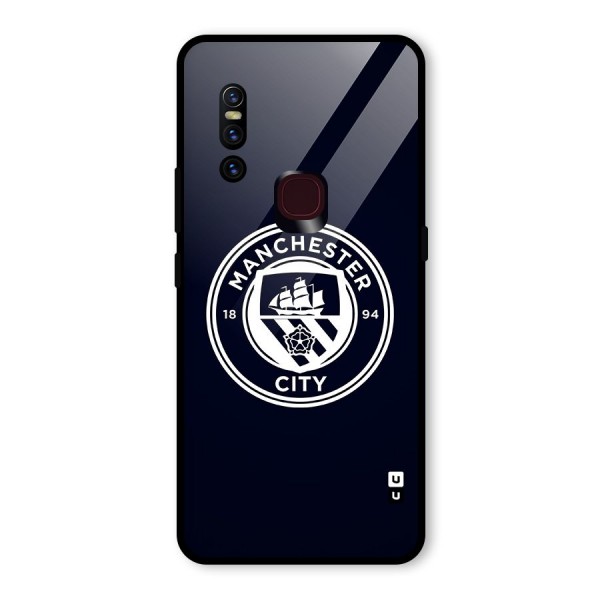 Manchester City FC Glass Back Case for Vivo V15