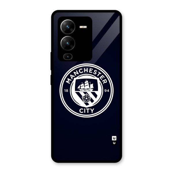 Manchester City FC Glass Back Case for Vivo V25 Pro