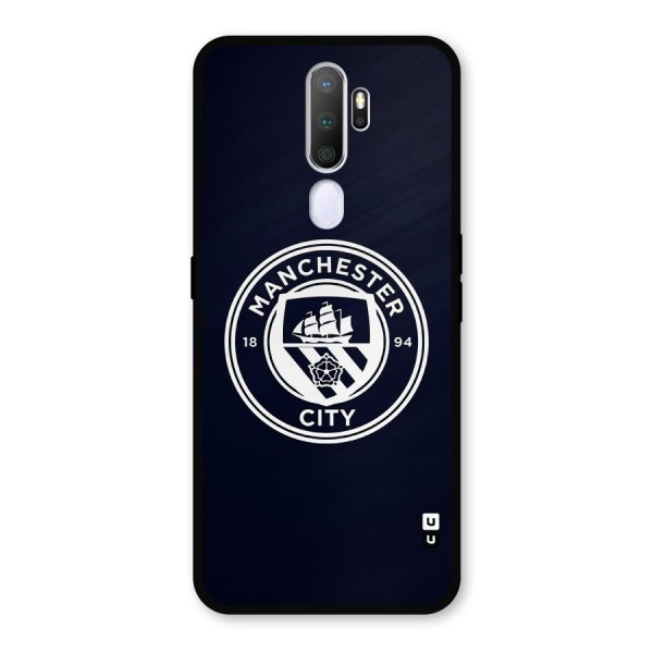 Manchester City FC Metal Back Case for Oppo A5 (2020)