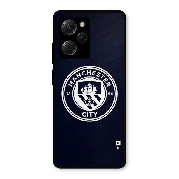 Manchester City FC Metal Back Case for Poco X5 Pro