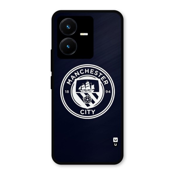 Manchester City FC Metal Back Case for Vivo Y22s