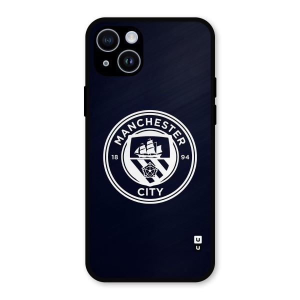 Manchester City FC Metal Back Case for iPhone 14