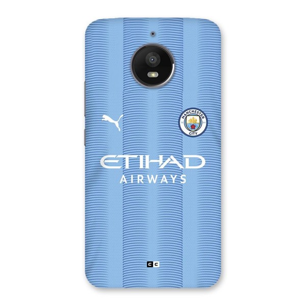 Manchester Etihad Jersey Back Case for Moto E4 Plus