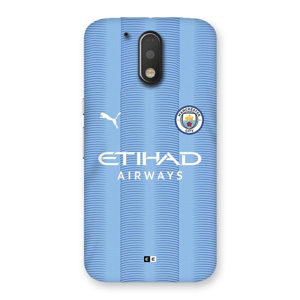 Manchester Etihad Jersey Back Case for Moto G4