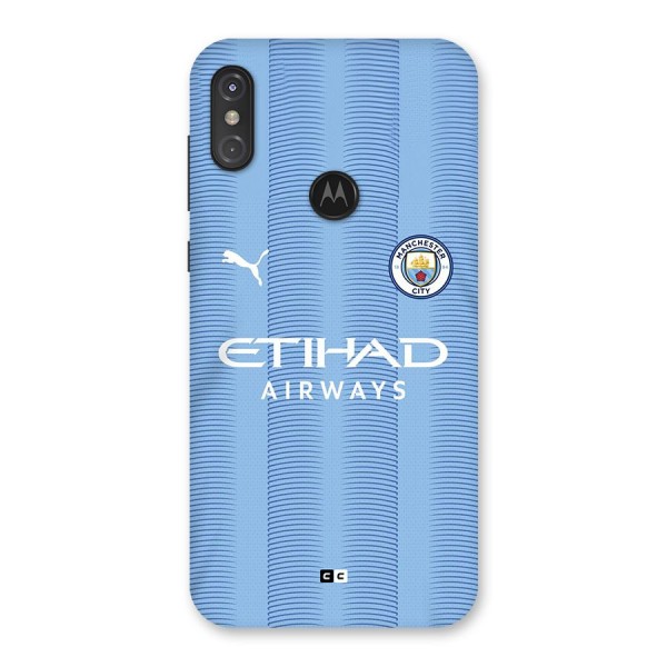 Manchester Etihad Jersey Back Case for Motorola One Power