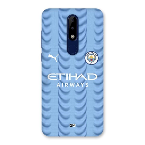 Manchester Etihad Jersey Back Case for Nokia 5.1 Plus