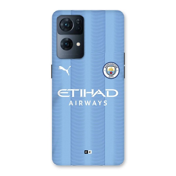 Manchester Etihad Jersey Back Case for Oppo Reno7 Pro 5G