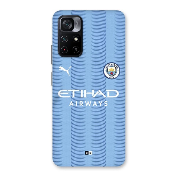 Manchester Etihad Jersey Back Case for Poco M4 Pro 5G