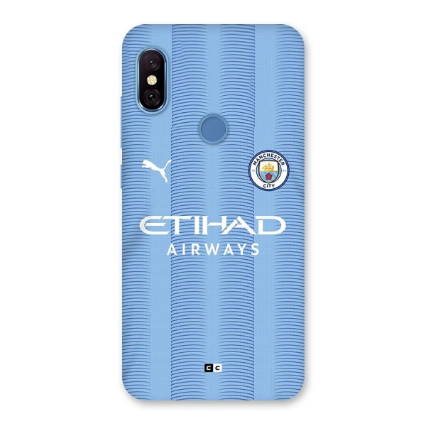 Manchester Etihad Jersey Back Case for Redmi Note 6 Pro