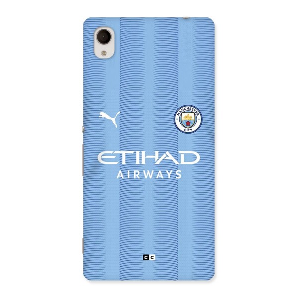 Manchester Etihad Jersey Back Case for Xperia M4 Aqua