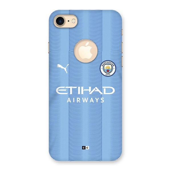 Manchester Etihad Jersey Back Case for iPhone 8 Logo Cut