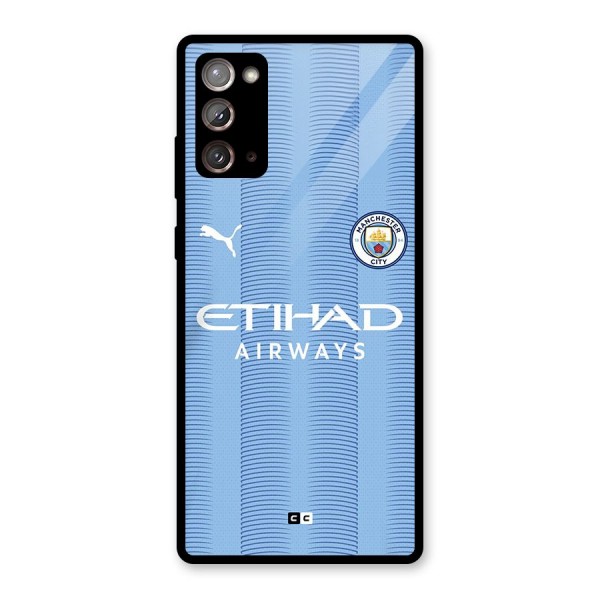 Manchester Etihad Jersey Glass Back Case for Galaxy Note 20