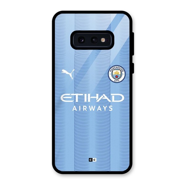 Manchester Etihad Jersey Glass Back Case for Galaxy S10e