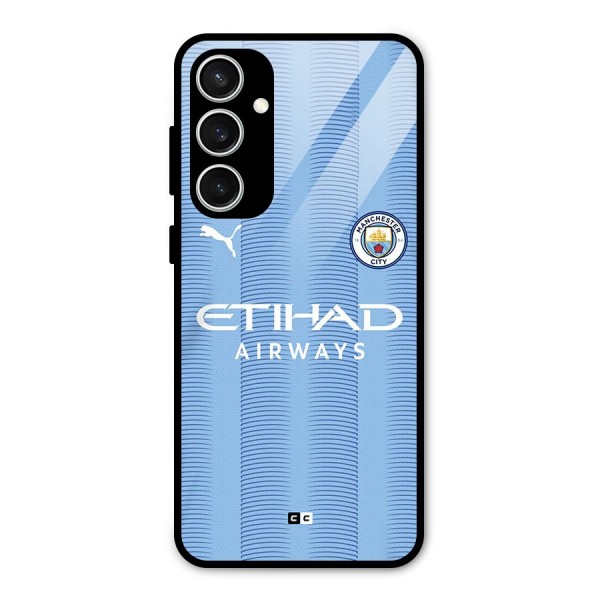 Manchester Etihad Jersey Glass Back Case for Galaxy S23 FE