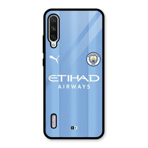 Manchester Etihad Jersey Glass Back Case for Mi A3